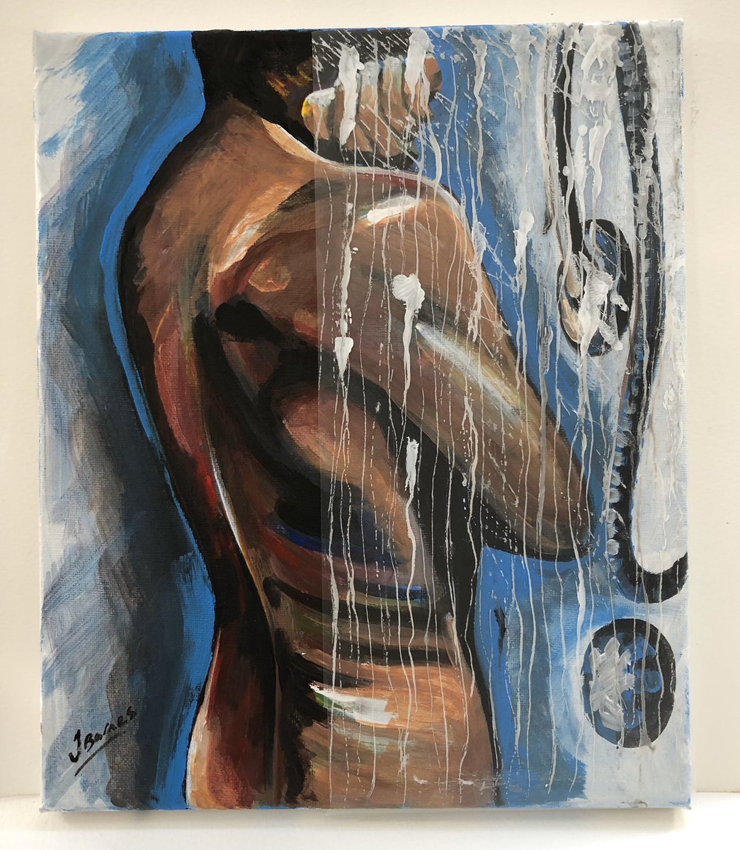 PPaintingwith's tweet photo. Weekend lockdown painting challenge 2 with Liam @daprcollective 2 interpretations of “Washing”. #artchallenge #washing #arttherapy #lockdown https://t.co/oIiBlzeWZa