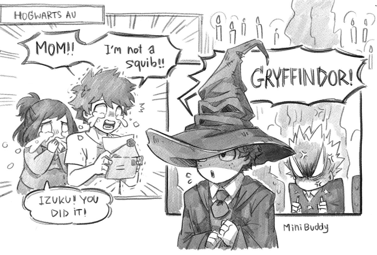 BnHA Hogwarts au?‍♂️ Midoriya? 