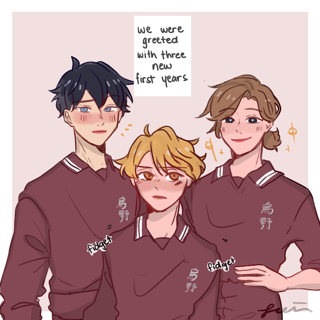 Haikyuu 2nd Year AU (Part 1)

#HQ2YRau 