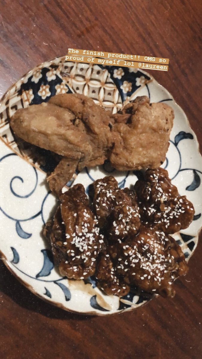  @laureenmuy 's korean chicken recipe was the bomb