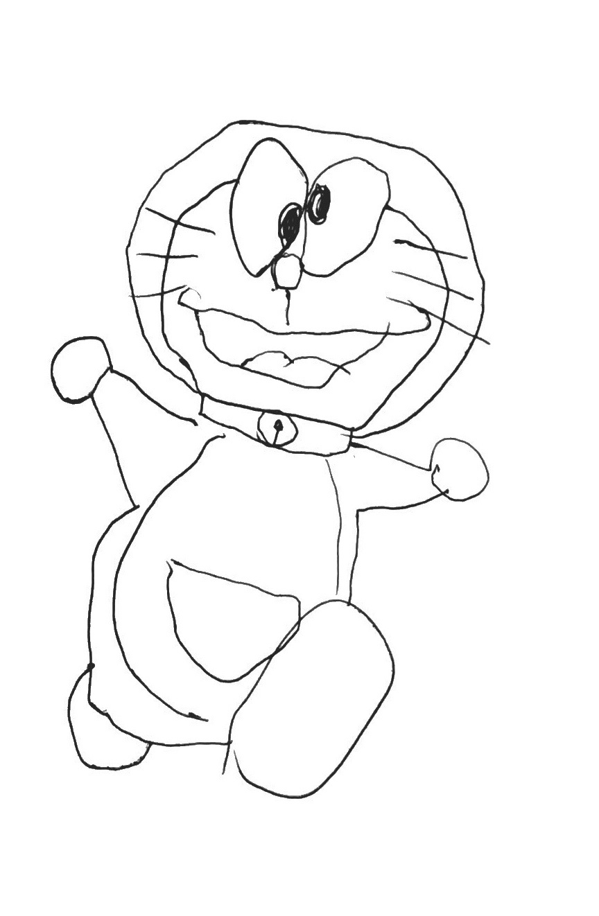 浜端ヨウヘイ على تويتر デッカチャンさん Dekkachan2003 から頂きました 左手で本気で書いたドラえもん繋ぎ 元々は ドラえもんチャレンジ 左手で絵を描くとこんなに疲れるとは めちゃプルプルした 制作作業の良い息抜きとなりました 次は 描いてくれるか