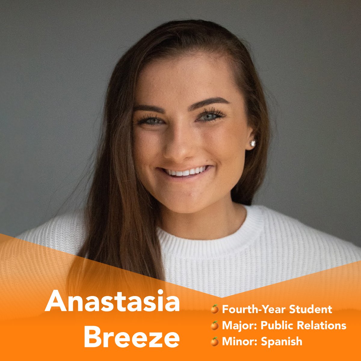 NHdiversity's tweet photo. Meet Newhouse Ambassador Anastasia Breeze who says, "I having conducted public relations research and launched campaigns for local clients in the Syracuse area which has given me real-world experience that has built my confidence and prepared me to perform after graduation." https://t.co/Vw2PyWWTXo