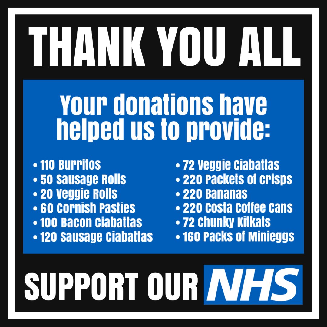 Our feed the frontline campaign is going so well! Thanks so much to everyone who has donated to enable us to do this. #NHSheroes #feedtheheroes #supportlocal #chichester