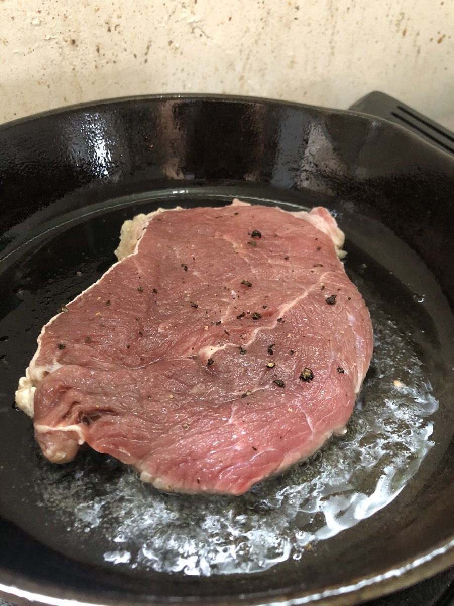 First time making a steak, sadly i overcooked it