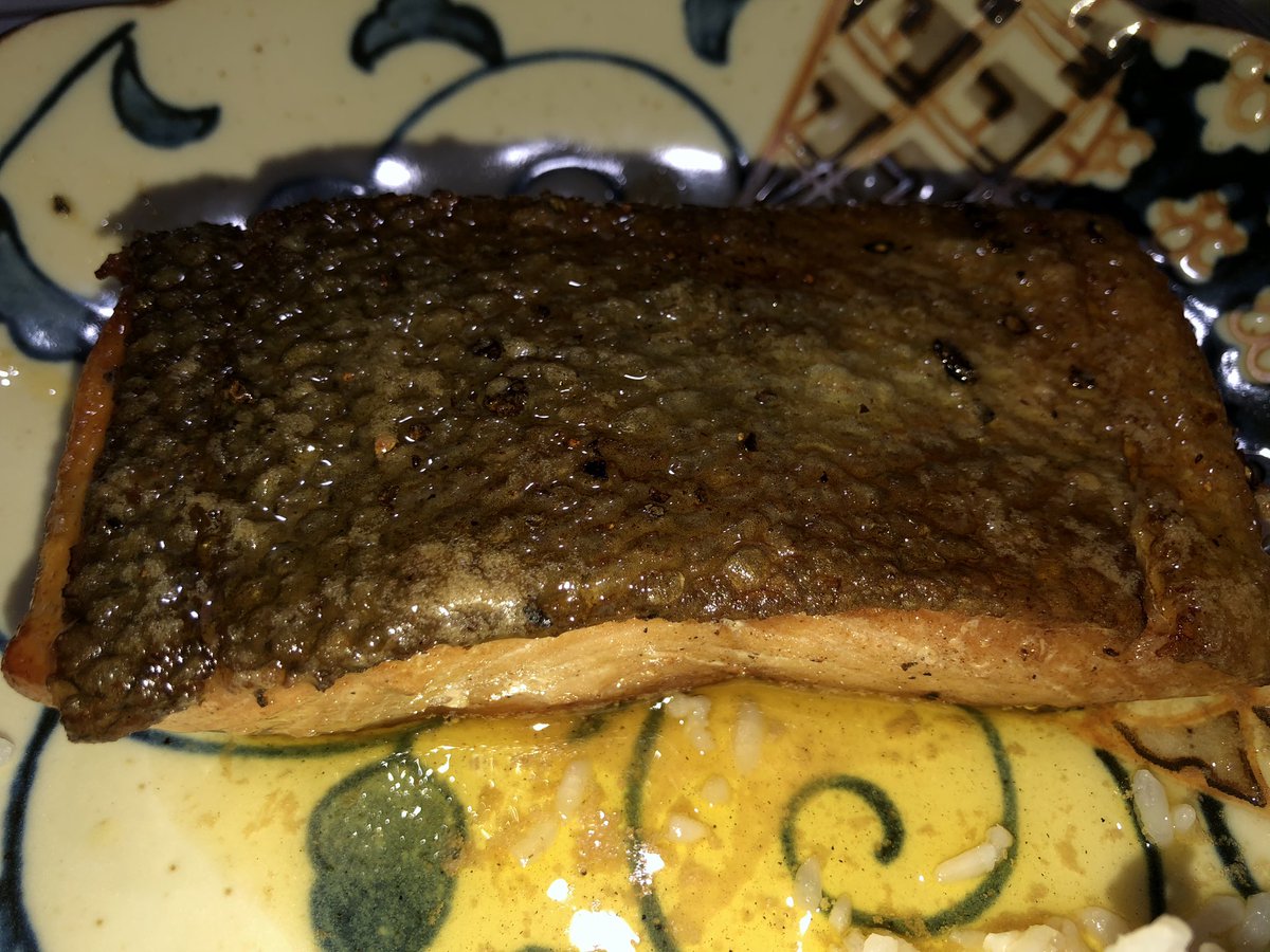 Ahhhhh my very own pan seared salmon with lemon butter sauce!!!