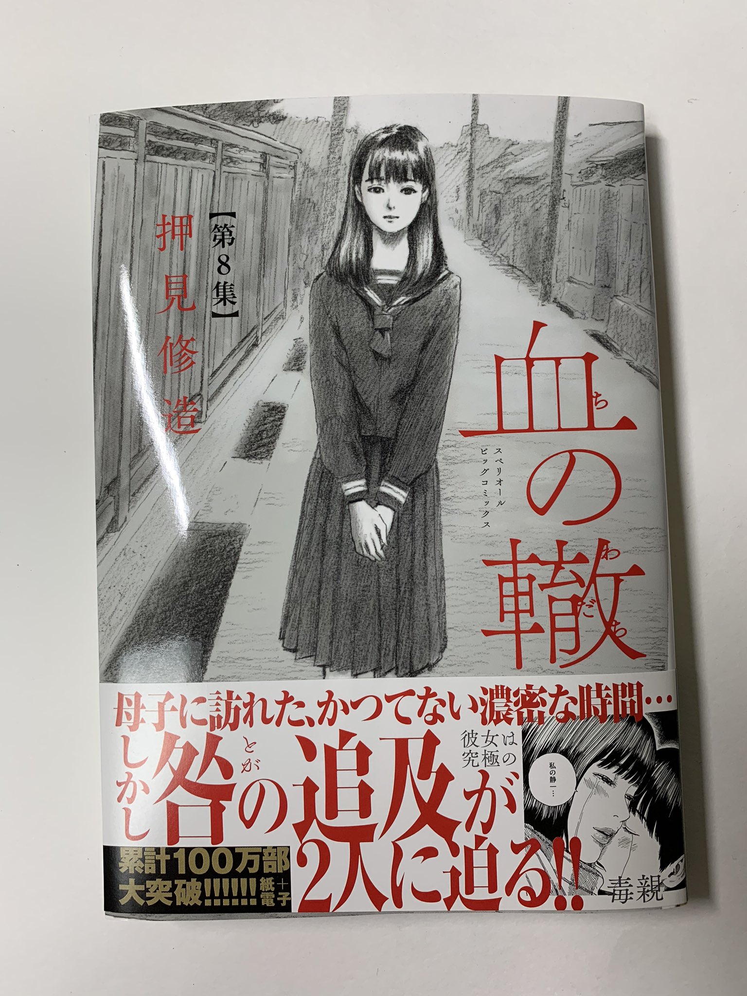 押見修造 在 Twitter 上 血の轍第8集 明日出ます 紙の本とともに電子書籍も出ますので 皆様良き方法で読んで頂ければ嬉しいです T Co N0vlqzgefh Twitter