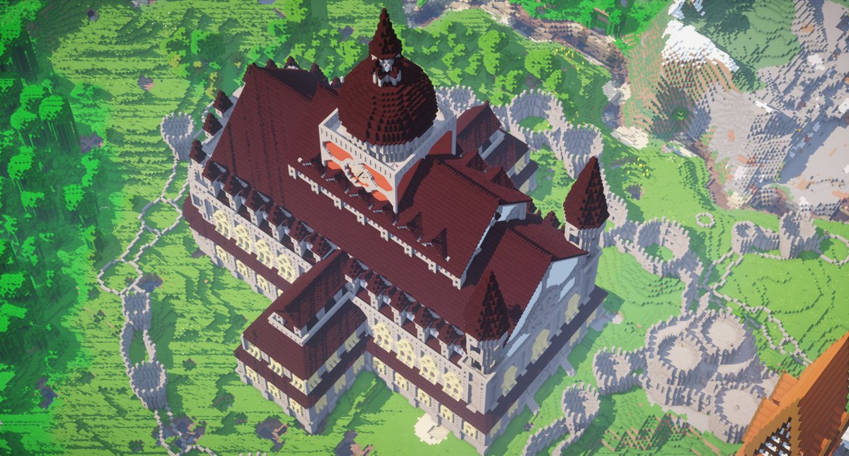 AzazelCompany's tweet image. Et même visible depuis notre Dynmap, depuis l'espace ! Ce build est énorme !
Team @octaupe @Octaupyoyi  on Fire !