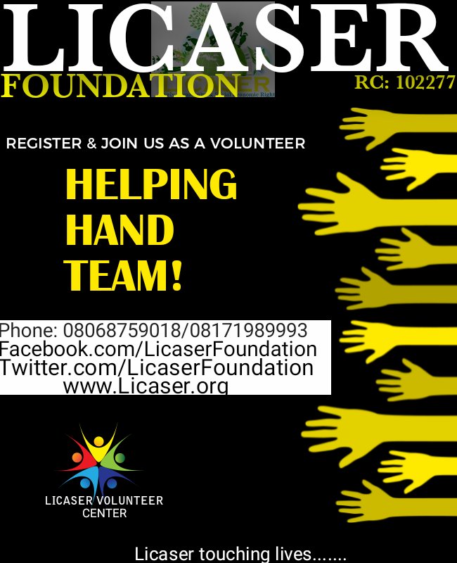If you would like to be a volunteer. Pls kindly give us a call today.