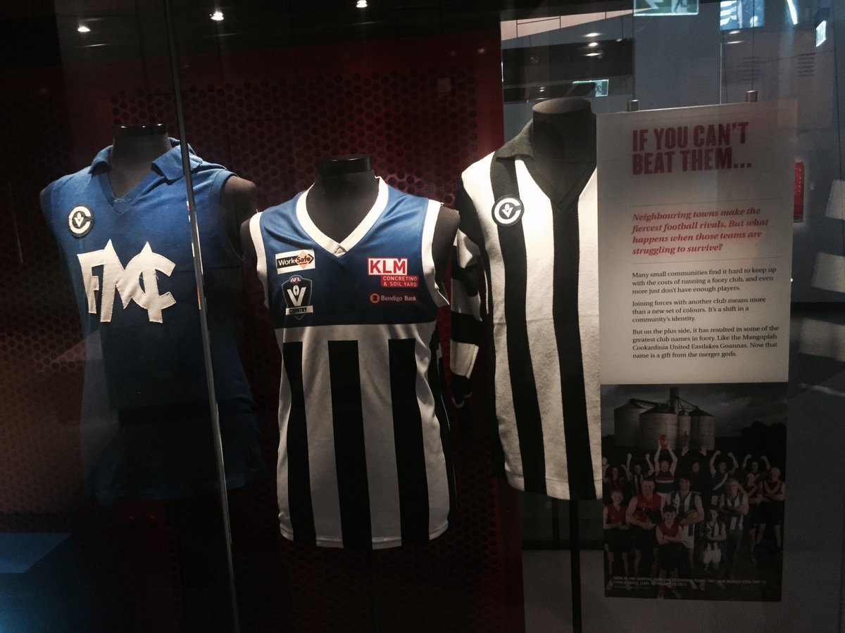 @AFL_WM <a href="/KylePollard/">Kyle Pollard</a> Yes! The reigning WFL Premiers! And the jersey now features in a display about merged teams at the revamped Australian Sports Museum at the 'G.

Pics: The Wimmera Mail-Times and me