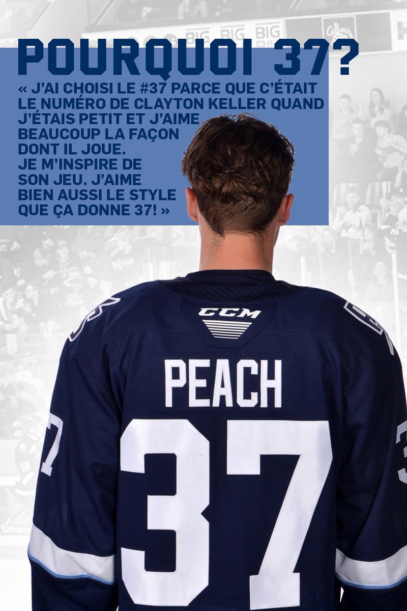 Aujourd'hui, on apprend que derrière le #18 et le #37 se cachent un fan d'Alexander Ovechkin et un de Clayton Keller . 👀 #phœnixsherbrooke