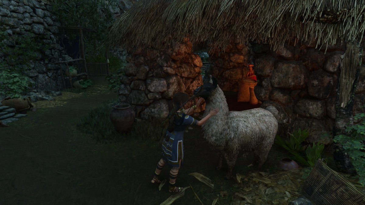 Life in the hidden city requires you pet llamas hourly. They all love Lara! Did a few side quests in the city as well.  #ShadowOfTheTombRaider