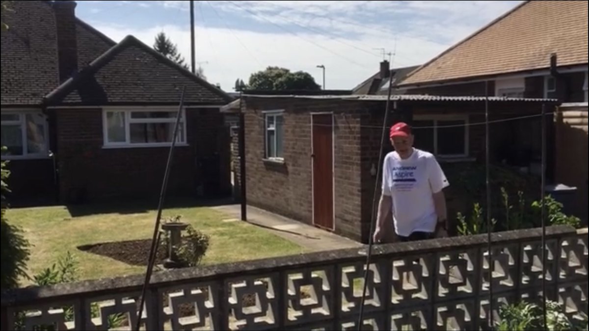 Congratulations to Andrew who has completed 608 laps of his garden in 7 hours today for his 26.2 mile #gardenmarathon raising almost £1,500 for <a href="/AspireCharity/">Aspire</a> Help him reach his target: justgiving.com/fundraising/an… #TwoPointSixChallenge #bbcathletics