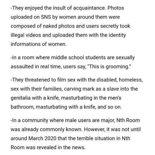 rjsrkd1111's tweet photo. #WE_NEVER_END 
The scrap is a article accusining a multi-text incident. An army lieutenant general multi-texted a promise to minimize the penalty of the attentat in every Telegram Digital Sextortion. He ensured secrecy and support of the division legal team. This is S.Korea. SOS https://t.co/GucUnfQZ5b