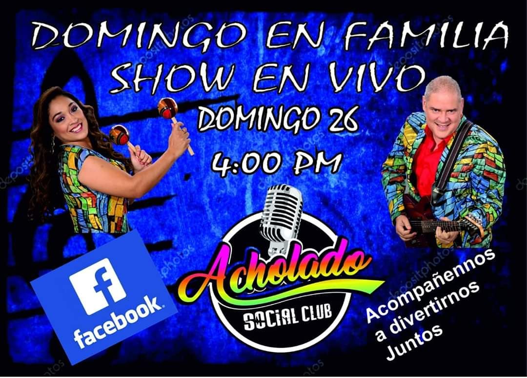 correcaminosof1's tweet photo. Hoy @AcholadoSocialClub estará  haciendo un show en vivo para pasar el domingo juntos 4 pm ya lo  saben!!! https://t.co/F7dOK7kO0H