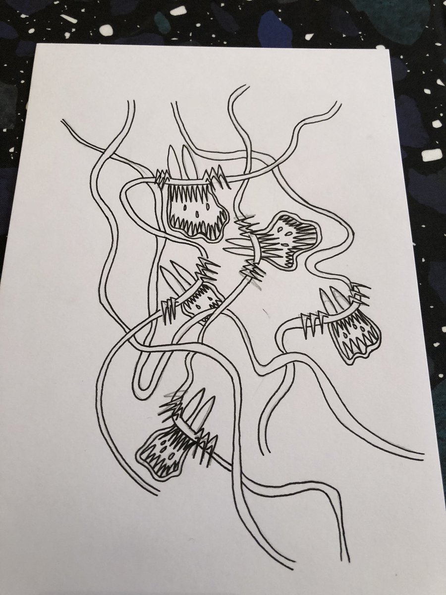 shxndaart's tweet photo. A little in the progesss piece - ‘Peeping out’
So far I’m liking it
Will post some updates underneath in a thread.
#horrorart #drawing #drawer #artist #horror #blackout #linework #monsters #demons #art #follow #newartist #dark #linework #dottwork https://t.co/Wfmjvv0vcB