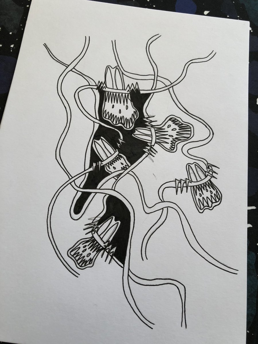 shxndaart's tweet photo. A little in the progesss piece - ‘Peeping out’
So far I’m liking it
Will post some updates underneath in a thread.
#horrorart #drawing #drawer #artist #horror #blackout #linework #monsters #demons #art #follow #newartist #dark #linework #dottwork https://t.co/Wfmjvv0vcB