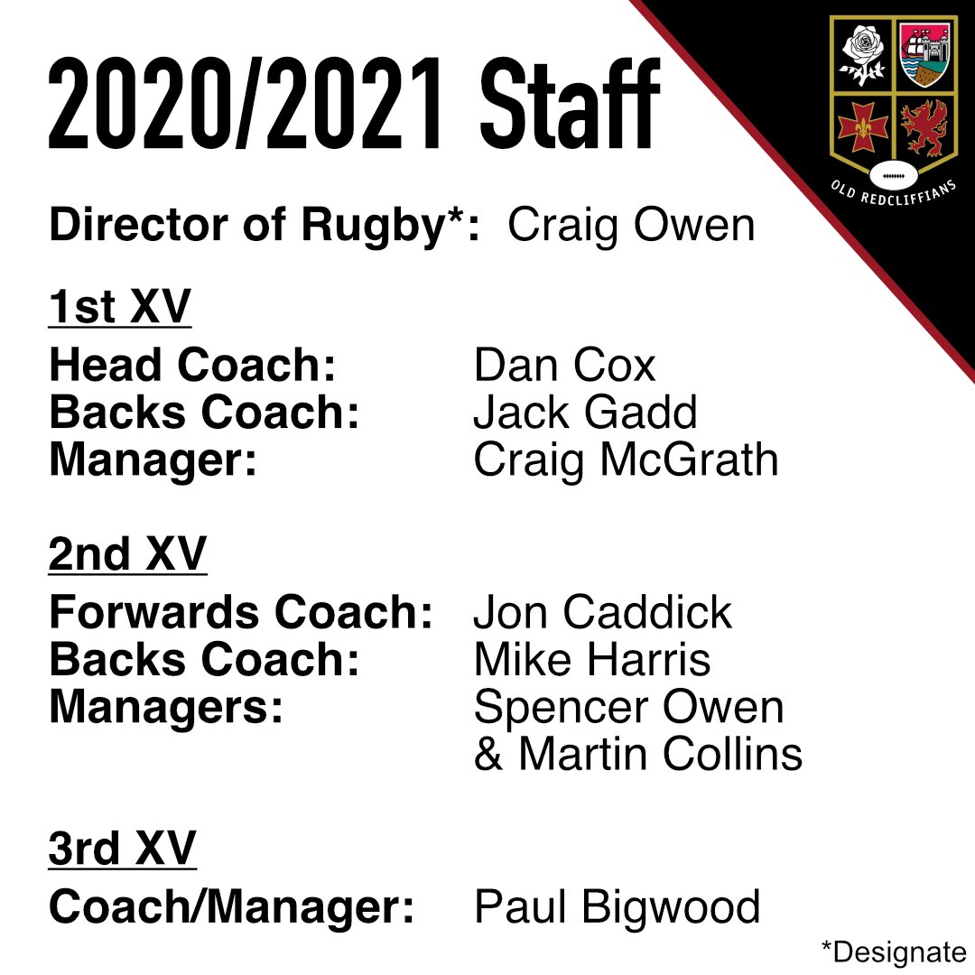 We are delighted to inform everyone of our coaching and management lineups for the 20/21 season. The line up for DoR @ccowen3 introduces some great experience into lineups for all three adult sides whilst maintaining some of the key staff from this year. Profiles to come! #UTR