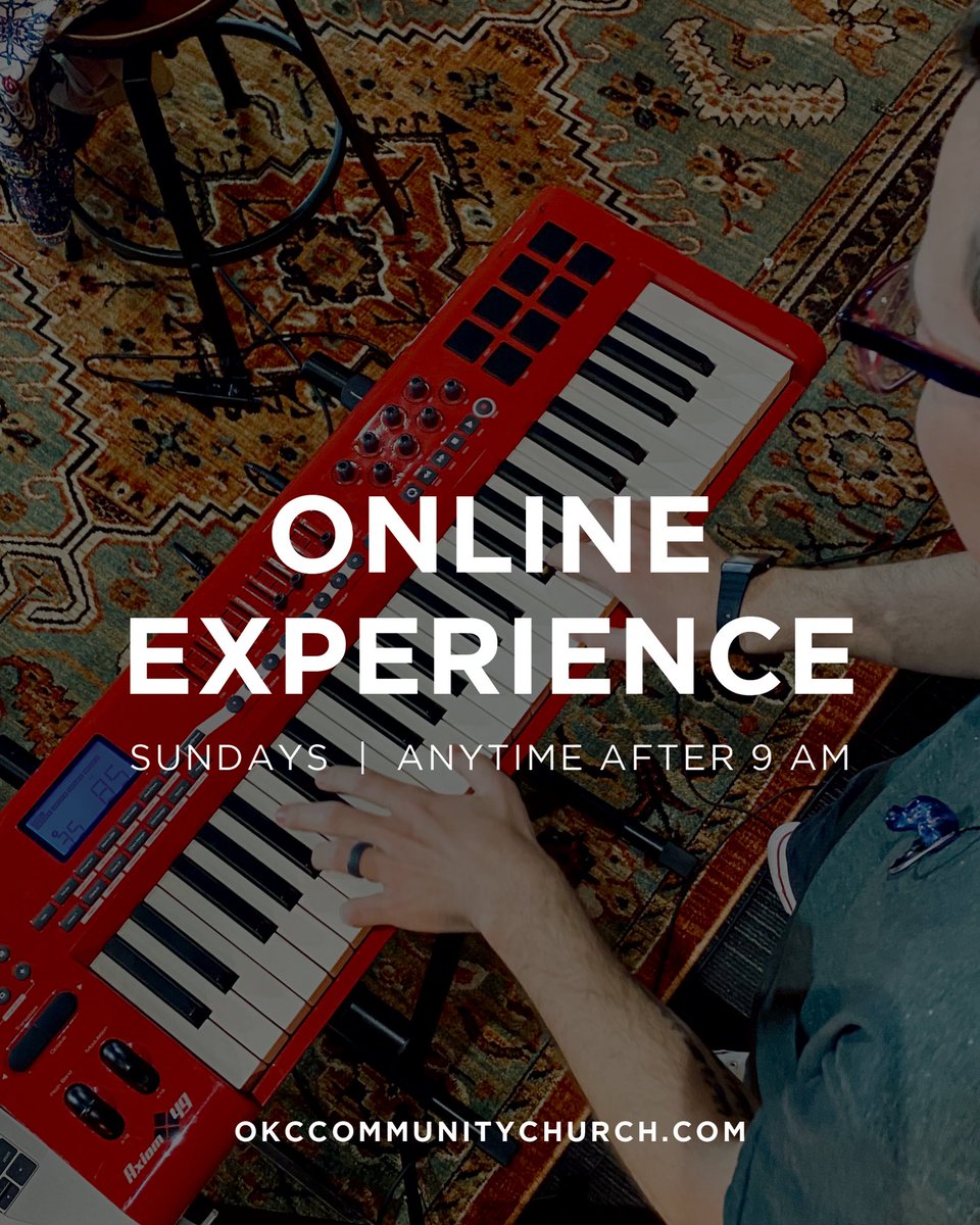 Happy Sunday! OKC Community’s online experience is ready for you to have church at home anytime! We’ve changed it up this week in some cool ways, so make sure you go check it out. 

okccommunitychurch.com/weekly-worship…
