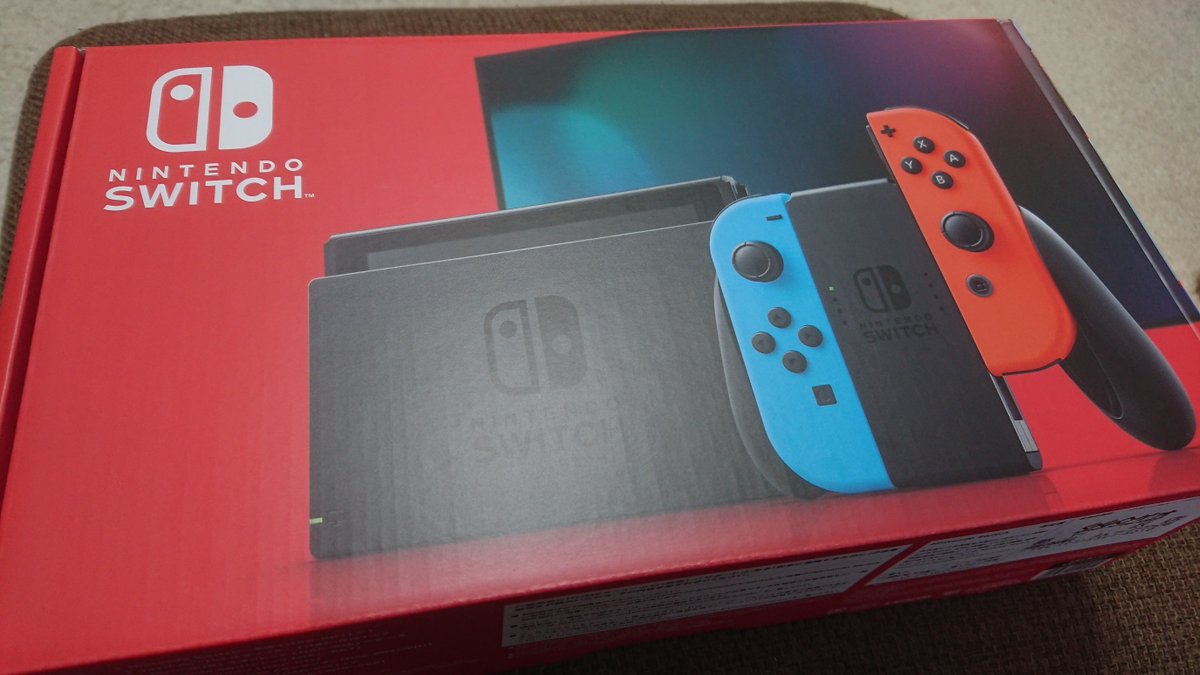 ropitter's tweet photo. 嫁がゲオのSWITCH抽選販売で当選。俺と違って引きが強い。。。 https://t.co/S6lcKSCi9A