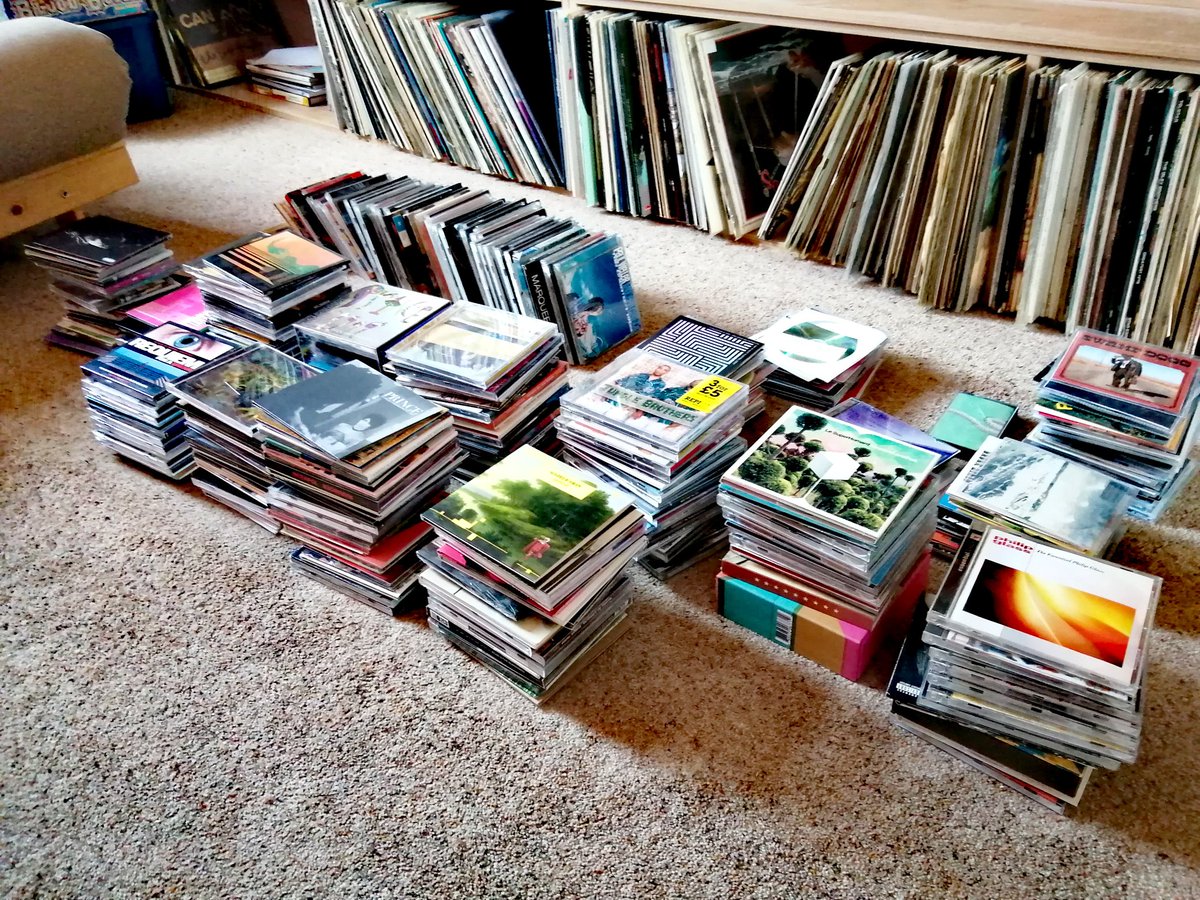 Today's the day my mind and back dread: alphabetising my new records. I waited far too long. Let the pain commence.