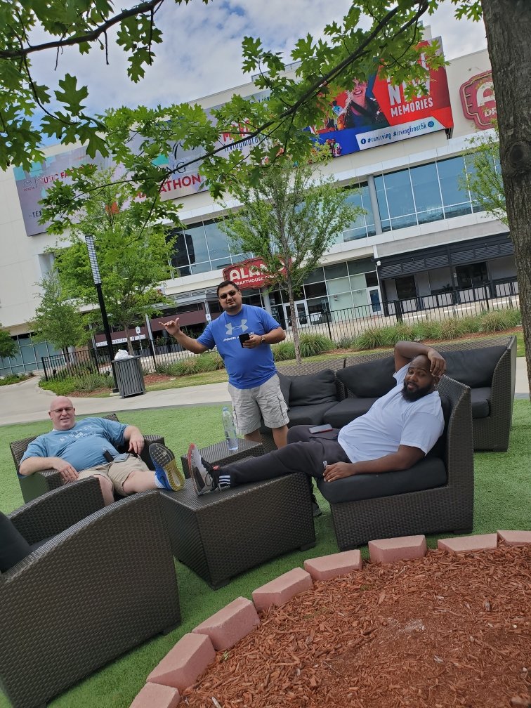 Beautiful day for a walk with some of my Level Up team!