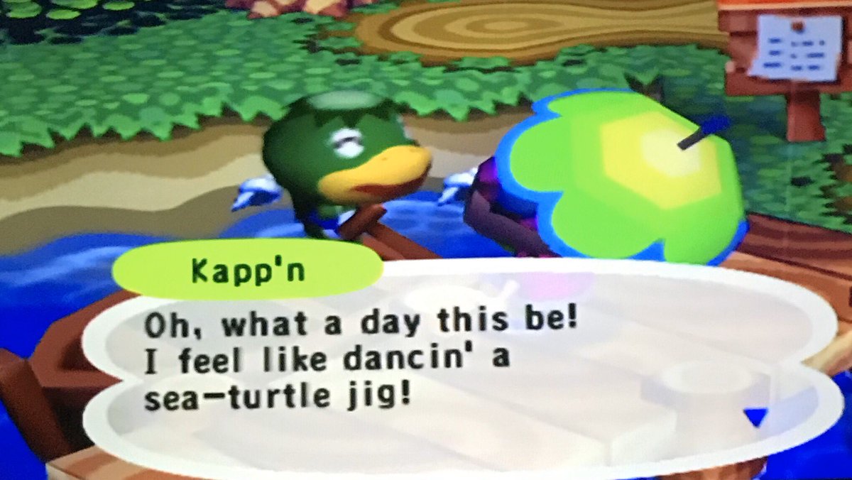 My stomach filled with butterflies when I saw Kapp’n for the first time in probably 14 years.