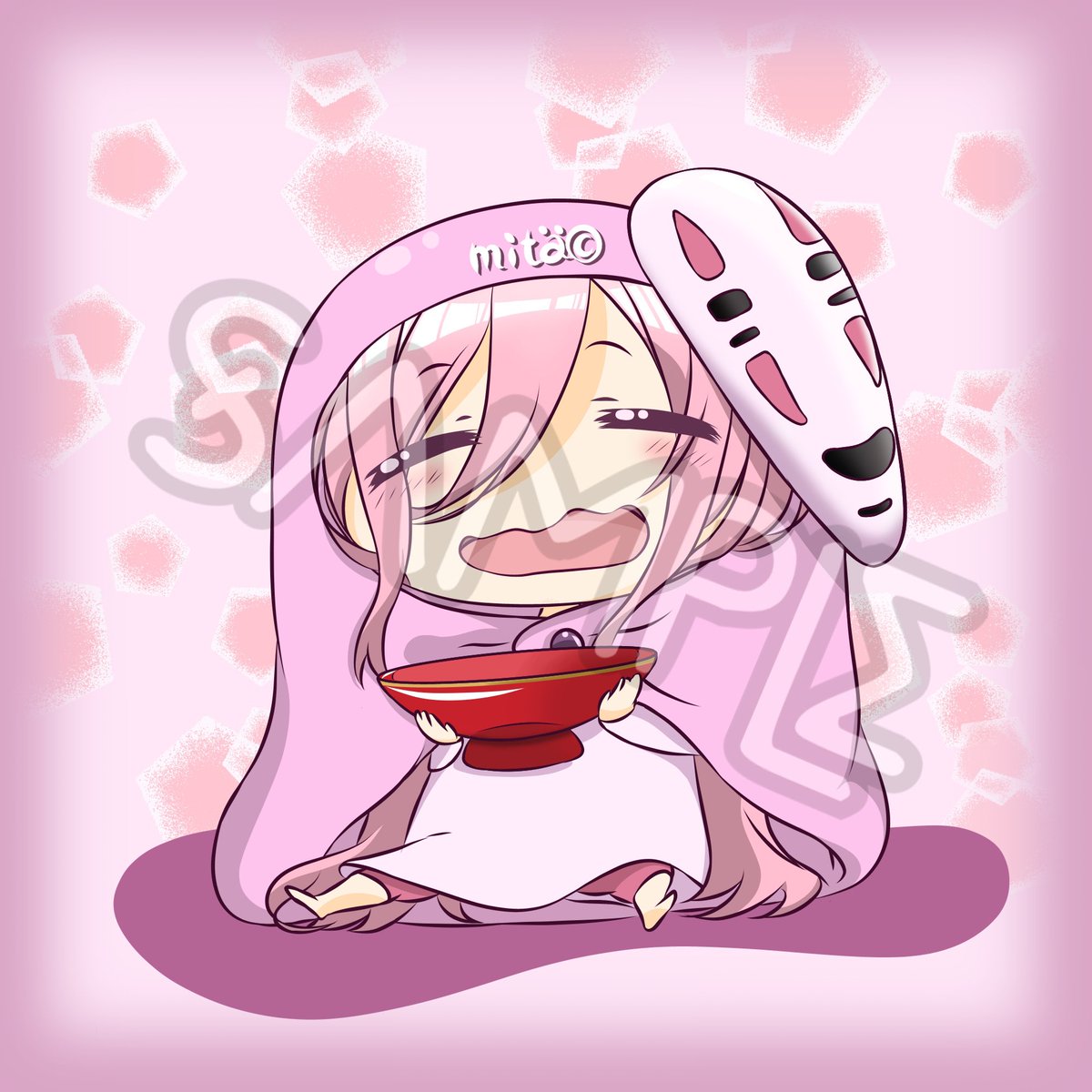 Pari C ピンクのカオナシの擬人化描いた ちびキャラにしてたらどんどんうまるちゃんっぽくなったから もう完全にうまるちゃんにしたwww ちびキャラたのしいwww 2枚目元絵拾い画です カオナシ うまるちゃん イラスト お絵描き T Co Pari C ピンクのカオナシの擬人化描いた ちびキャラにしてたらどんどんうまるちゃんっぽくなったから もう完全にうまるちゃんにしたwww ちびキャラたのしいwww 2枚目元絵拾い画です カオナシ うまるちゃん イラスト お絵描き T Co