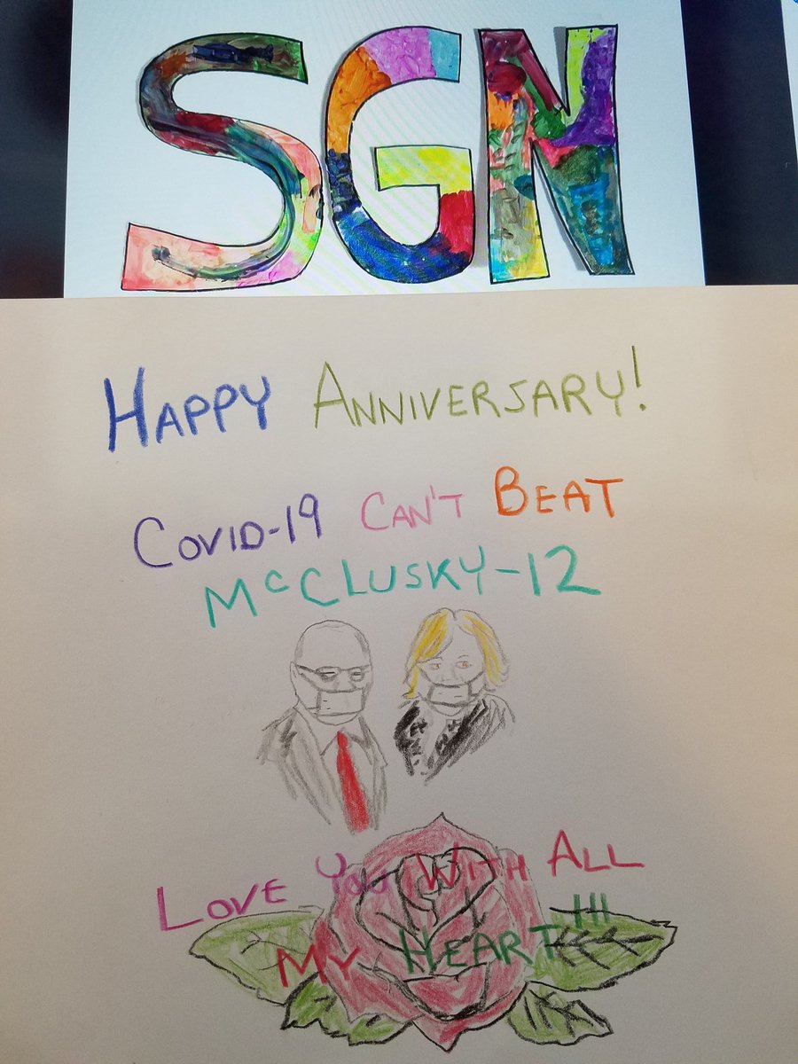 Twelve amazing years of marriage to <a href="/TMcClusky/">Tom McClusky</a> Now that's <a href="/somegoodnews/">Some Good News</a> I love you my mcsheltering husband. #covidsafe