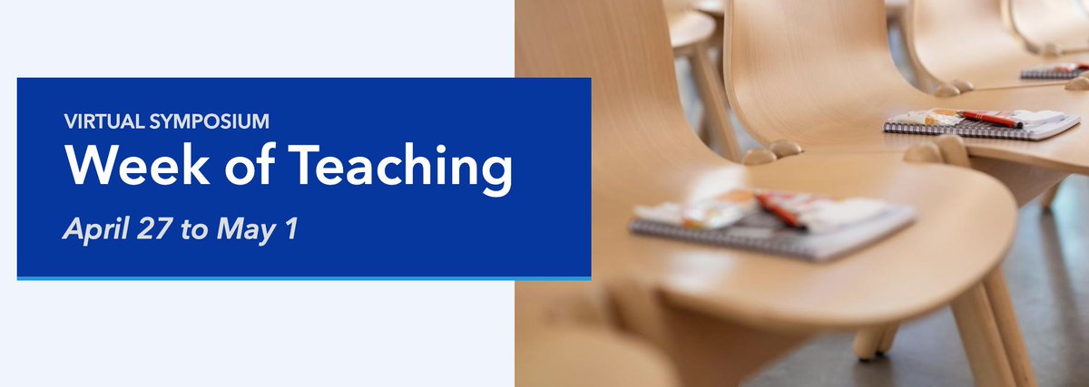 We're excited for the opening day of the Week of Teaching Virtual Symposium tomorrow! Read more and register at teachanywhere.uky.edu/week-teaching and be sure to follow #UKweekofteaching to participate in the conversation online!