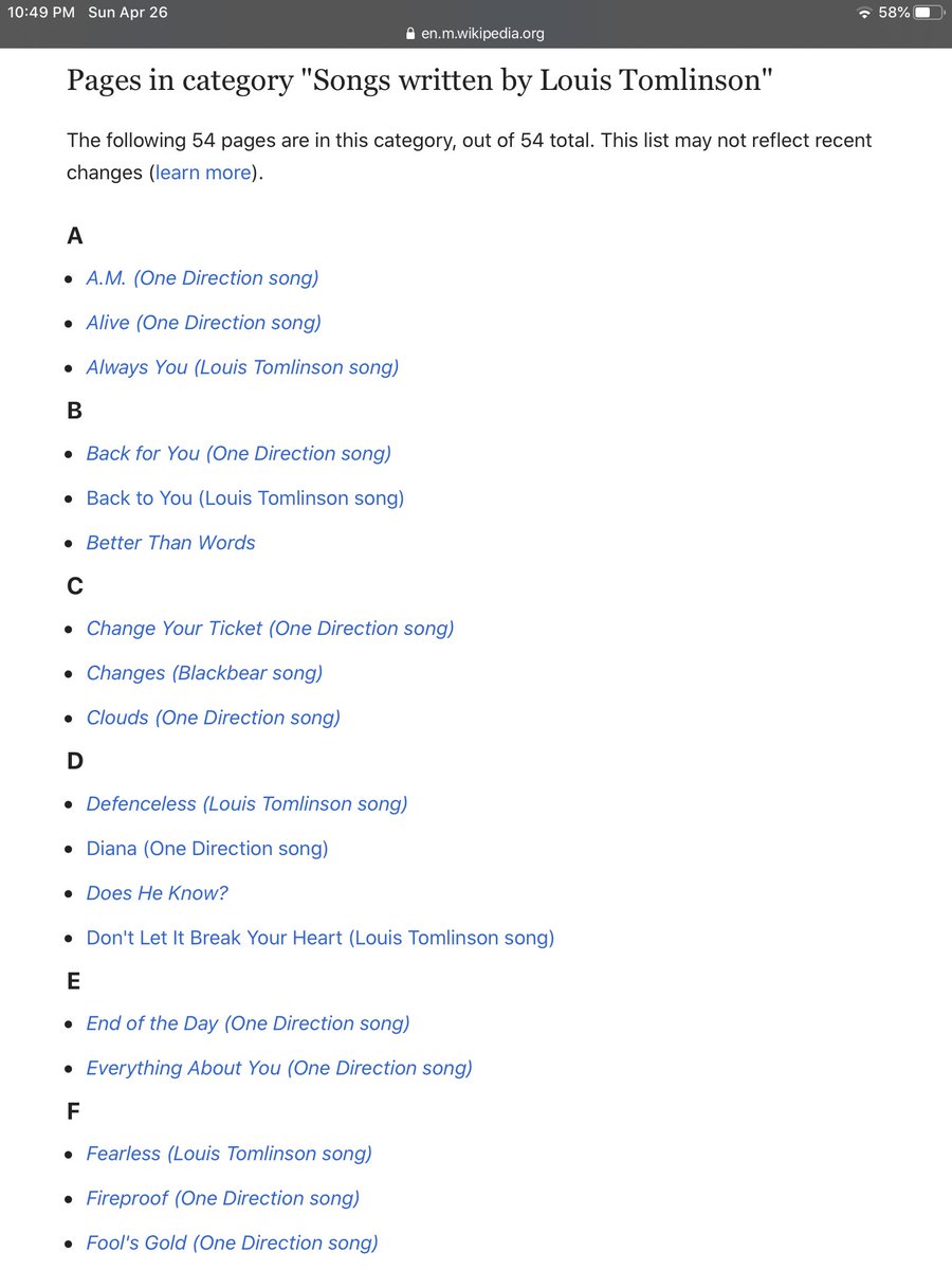 1. If your friend loves one direction then they should know that out of the 5 louis wrote the most, he’s even written for blackbear ! Louis’ lyrics are truly heartfelt and one of a kind no other explanation needed