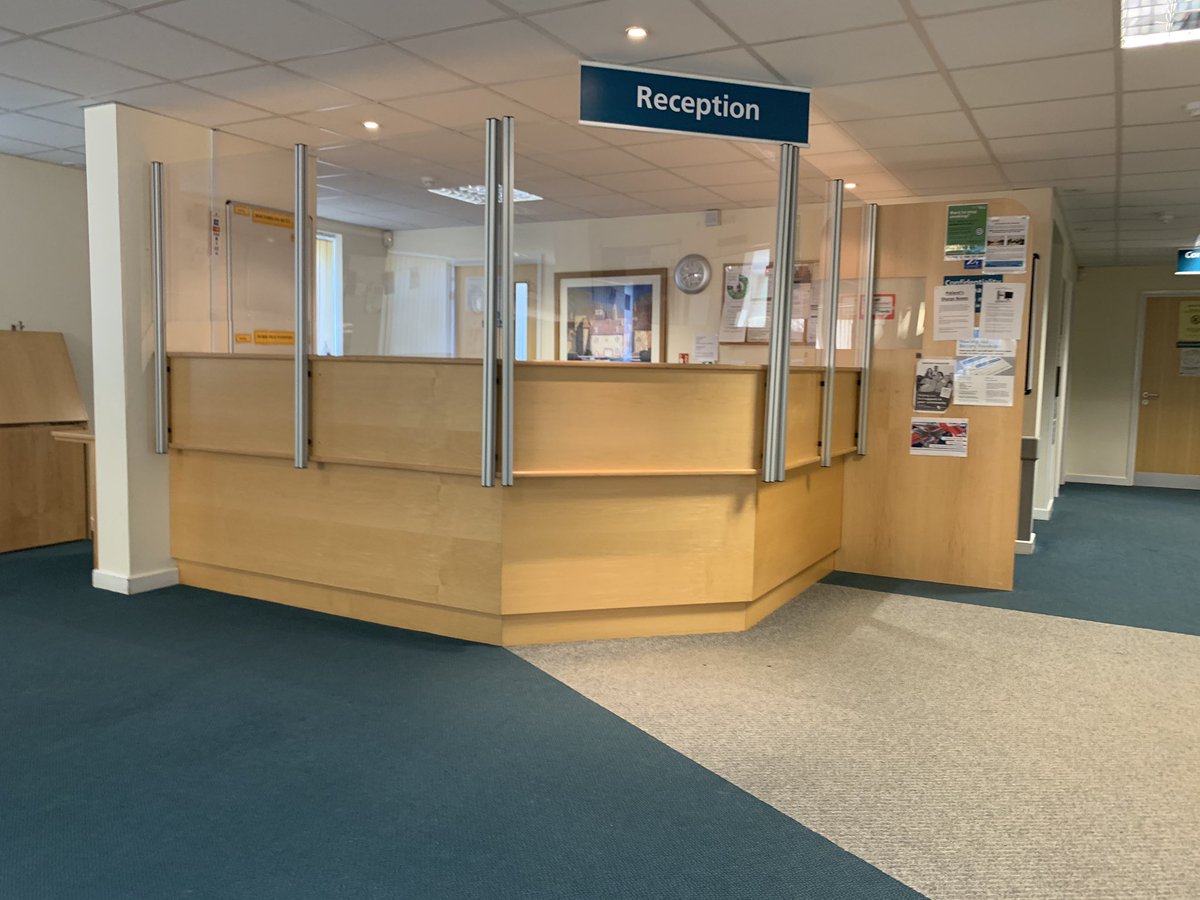 DLAB_ORATORY's tweet photo. From @SOLIDWORKS to #construction this is our 5th #localnhs screen. At #woosehill medical centre. All materials from @mbsitem lovely thank you card from the team too. Gras to be able to help in the fight against #Covid_19 protecting our #FrontLineHeroes #AllInThisTogether https://t.co/BKOOy4jtvK