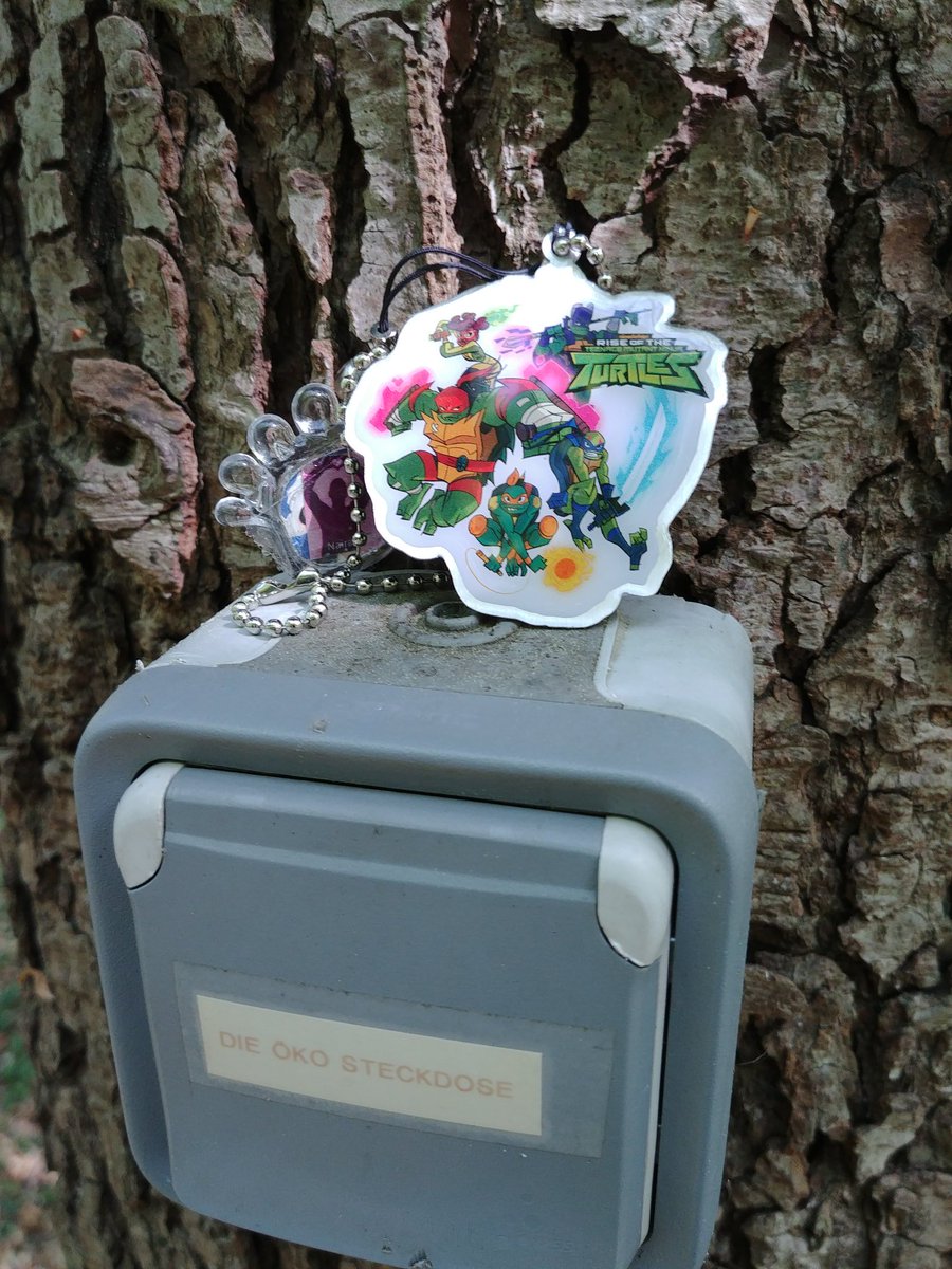 elxium's tweet photo. On tour again today. @GoGeocaching @TMNT #tmntcache https://t.co/soVFV4IIMN