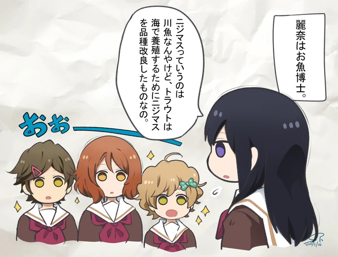 【北宇治吹部らくがき～知らんがな話～⑨】
またひとつ賢くなった....!
(途中にネットでいろいろ調べてた)
響け! ユーフォニアム 北宇治高校吹奏楽部のホントの話 