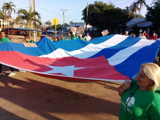 #Cuba #ViviremosYVenceremos 
#El1MayoVamosA 
Celebramos este 1ro de Mayo luchando contra el coronavirus, unidos venceremos.