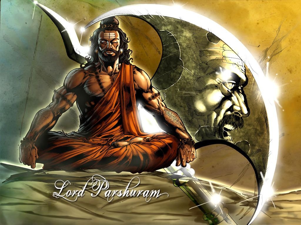 Lord Vishnu occupies an integral place in Indian mythology and religion. Lord Vishnu is known for his many incarnations.Parshuram is believed to be his sixth incarnation.The story of Parshuram belongs to the Treta yug. The word Parshuram means Lord Ram with an axe.