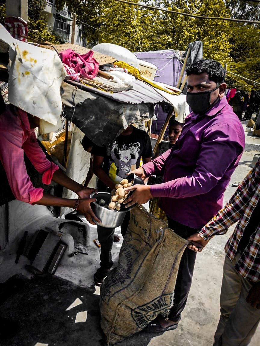 jvmtrust's tweet image. Weekly distribution of Groceries in Slum areas in Delhi by Jan Vikas Mission Trust.
Our Small step toward #FightAgainstCOVID19 &amp;amp; we hope that we will win this fight against invisible enemy
#coronavirus #coronamukt #fightcorona #fooddistribution #jvmtrust