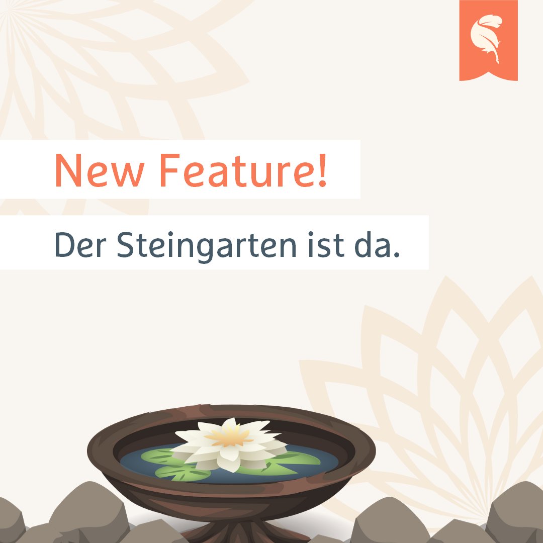 »𝘐𝘯 𝘥𝘦𝘳 𝘙𝘶𝘩𝘦 𝘭𝘪𝘦𝘨𝘵 𝘥𝘪𝘦 𝘒𝘳𝘢𝘧𝘵.« 
Ein passendes Zitat zum neusten Feature – dem Steingarten!

Habt ihr schon fleißig meditiert und kleine Visionen zu größeren entwickelt? 🌸 

#belletristica #writingcommunity #steingarten #newfeature #meditation #EnjoyHome