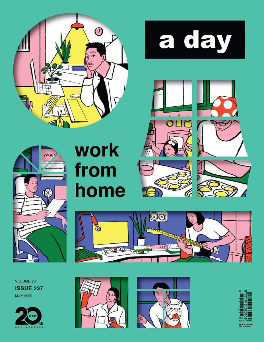 BookFairTH's tweet photo. #aday237
ฉบับ"Work From Home"
ว่าด้วยวัฒนธรรมการทำงานที่บ้านตั้งแต่อดีตจนถึงปัจจุบัน รวบรวม&ตอบข้อสงสัยเกี่ยวกับปัจจัยแวดล้อมต่างๆ ที่เกิดขึ้น
📌บทสัมภาษณ์คนทำงานที่บ้าน
ตั้งแต่คนที่ทำงานที่บ้านอยู่แล้ว คนที่ต้องทำด้วยความจำเป็น คนที่จำใจต้องเปลี่ยนมาทำงานที่บ้านเพราะ #COVID19 https://t.co/ZRMZrOCsm2