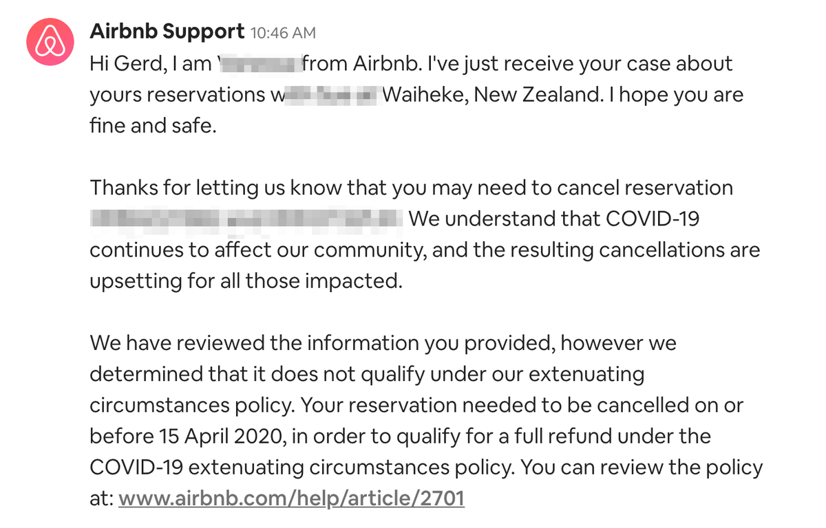 takeback2morrow's tweet photo. 🚀Just published: Open Letter to #AirBnB @bchesky on @Medium Do the Right Thing: "extenuating circumstances" are the New Normal! https://t.co/iUqAElYUsG imploring them to change their selfish, compassionless stance on #covid19-related cancellations and refunds #AirbnbrefundNOW https://t.co/7d8w7rGE4m