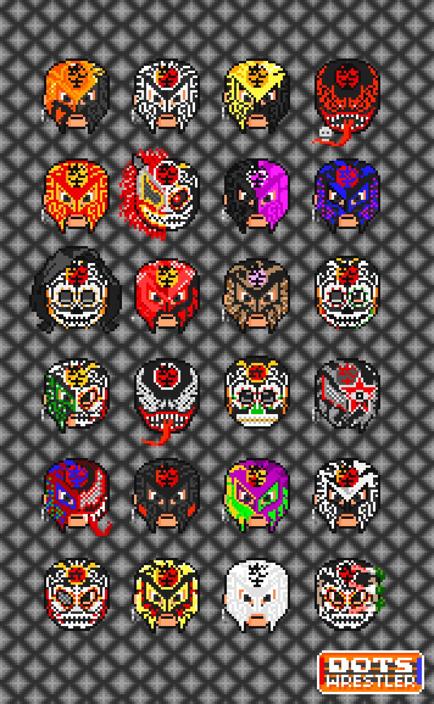 Daizon ステイホーム全開でbushi選手のドット絵壁紙を作りました 無数にあるデザインの中からお気に入りの24種を厳選しています リツイートか でご利用いただけます ステイホームを楽しみましょう Njpw Bushi Dotswrestler T Co
