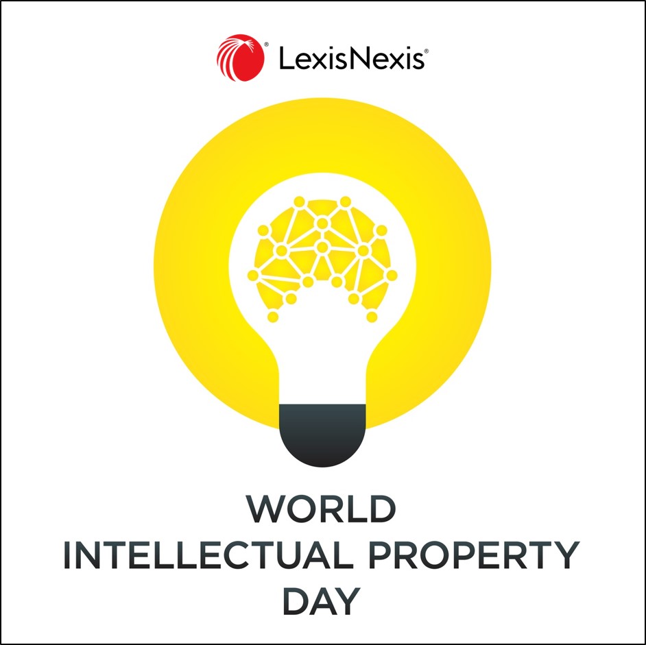 LexisNexisIndia's tweet image. Happy World IP Day!
World Intellectual Property Day, is a yearly celebration of IP&apos;s role in stimulating innovation and creativity.
#LexisNexisIndia #LexisNexisIPSolutions #IntellectualProperty #WorldIntellectualPropertyDay #Patents #PatentSolutions #Trademarks #Copyrights