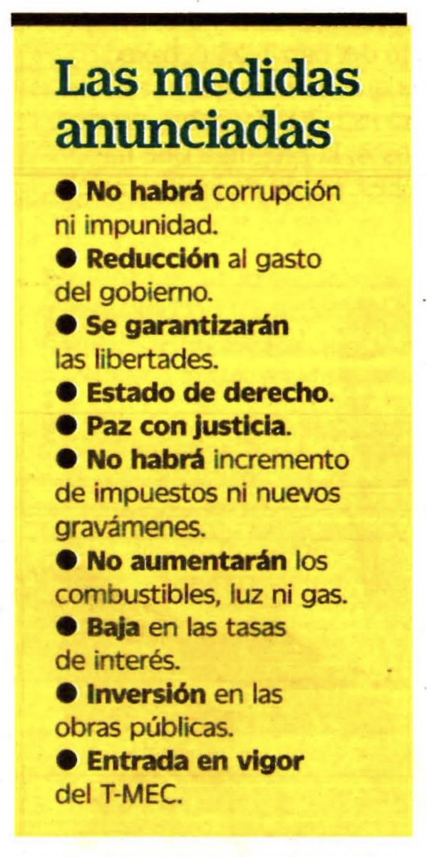 JLozanoA's tweet image. No es broma. No se trata de fake news. Este es el  decálogo de su presidente para reactivar la economía. ¡No se rían! 

#ElPeorPresidenteDeLaHistoria
