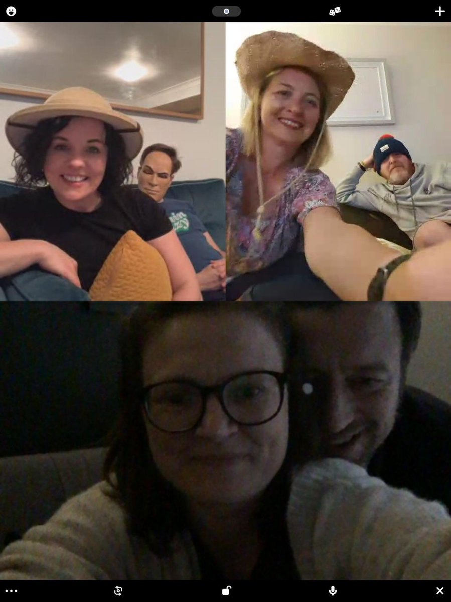 Gemmastyles's tweet photo. Rubbish film night with added hat theme. Thank goodness for friends! https://t.co/GhCaJwBCBP
