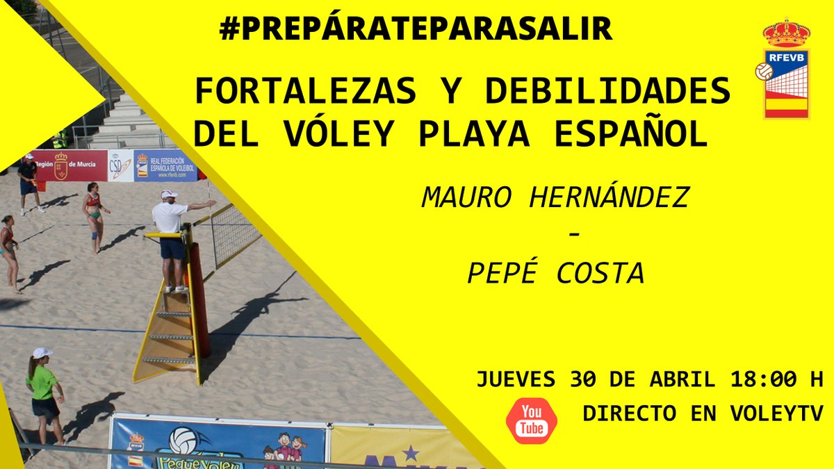 JuanAlonsoESP's tweet photo. Reserva en tu agenda para esta semana #PREPARATEPARASALIR a las 18:00 en https://t.co/GFdqMMQLVF @RFEVB
"Si no entrenas, aprovecha para formarte" con @estherestgar @Omid_EA @daviddiazcueli @PepeVolley
@joseimarcos @fhervas13 @LuizomarM @orangetfe Mauro H.,David Fdez, Héctor Ortiz https://t.co/ANsyZKi7q5