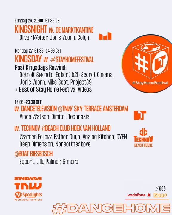 All systems go for the #Dutch national TV broadcasts of our #Kingsday #Quarantine #Marathon from 3 locations! 

👉 rb.gy/qjfgth