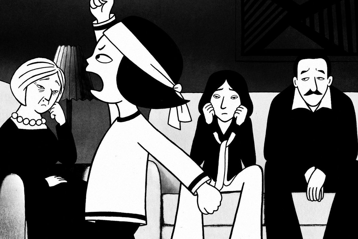 #11 - Persepolis de Marjane Satrapi (2007)L'histoire de Marjane, 8 ans, qui songe à l'avenir et se rêve en prophète sauvant le monde dans le Téhéran de 78. Chef-d'oeuvre d'animation à la fois sensible et intelligent, une autofiction absolument magnifique tant elle est touchante