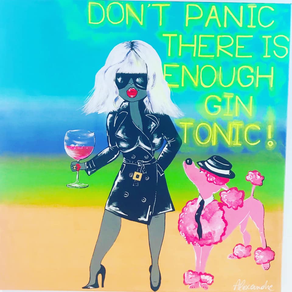 Happy Sunday : Amanda Paresseuse Atomic Blonde info PM gr Alexandre from Alexandre Modern Art Gallery
