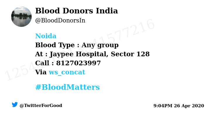 Blood Donors India tweet media