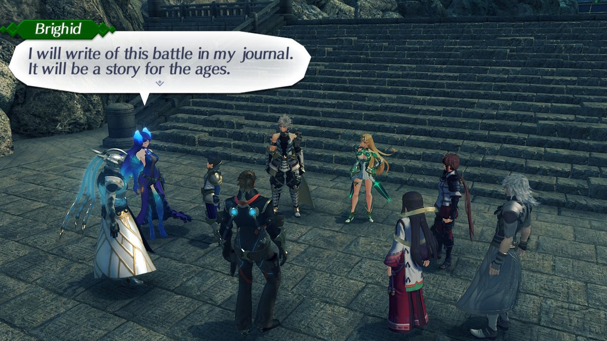 These lines before the final battle in Torna feel like they were put in specifically to hurt the player  #Xenoblade2
