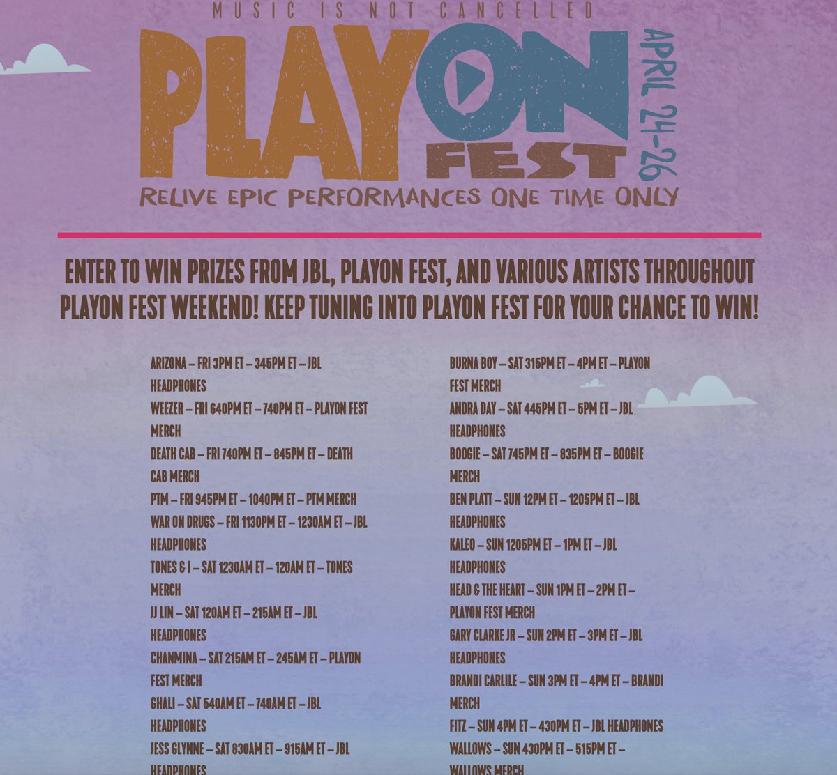 PlayOnFest tweet media